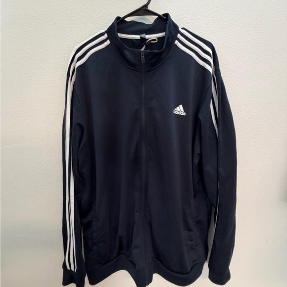 adidas Other - Adidas Men’s Black Full Zip Track Jacket | Size 2XL